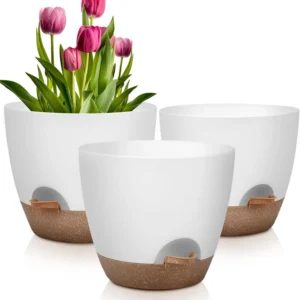 Self-Watering Plant Pots Set of 3