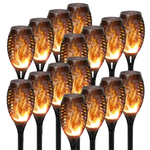 Solar Torch Lights Outdoor LED 4/6/812Pcs Solar Torch Lights with Flickering Flame Waterproof Garden Decoration Lawn Path Yard Patio