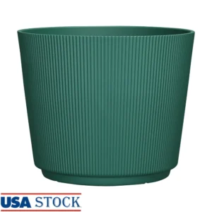 Recycled Plastic Planter with Drainage Holes