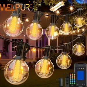 Outdoor Globe Bulbs Smart Patio Lights