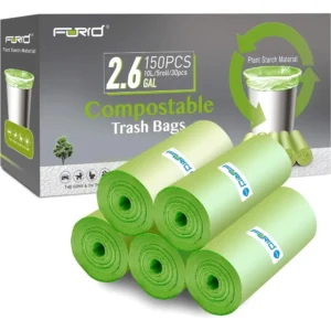 2.6 Gallon Compostable Garbage Bags